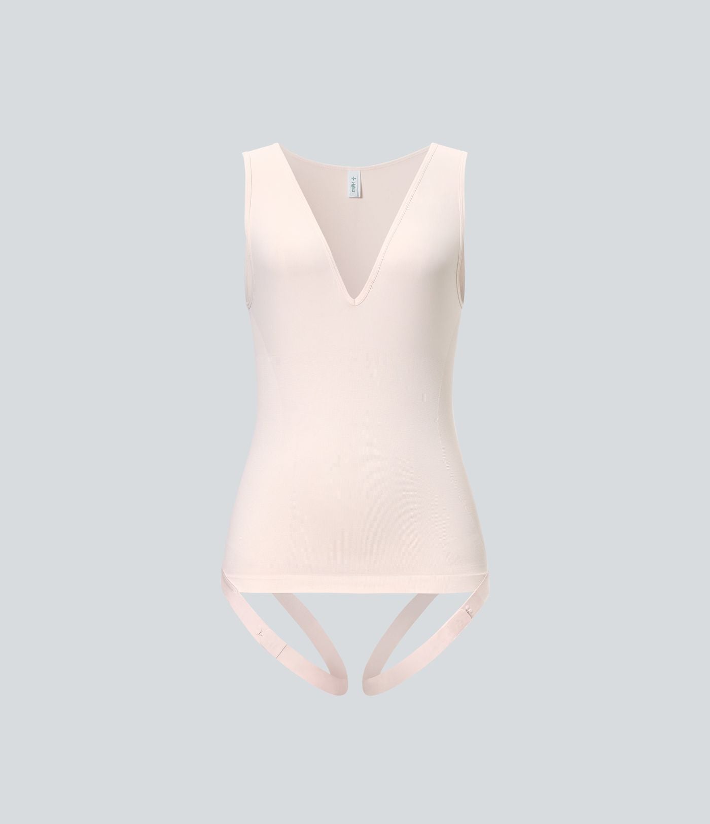 Combinaison de travail gainante col V sans manches sans couture OneForm Seamless Flow - Édition Easy Peasy