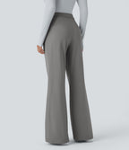 Pantalon tailleur évasé taille haute Halara Flex™ DayStretch avec poches