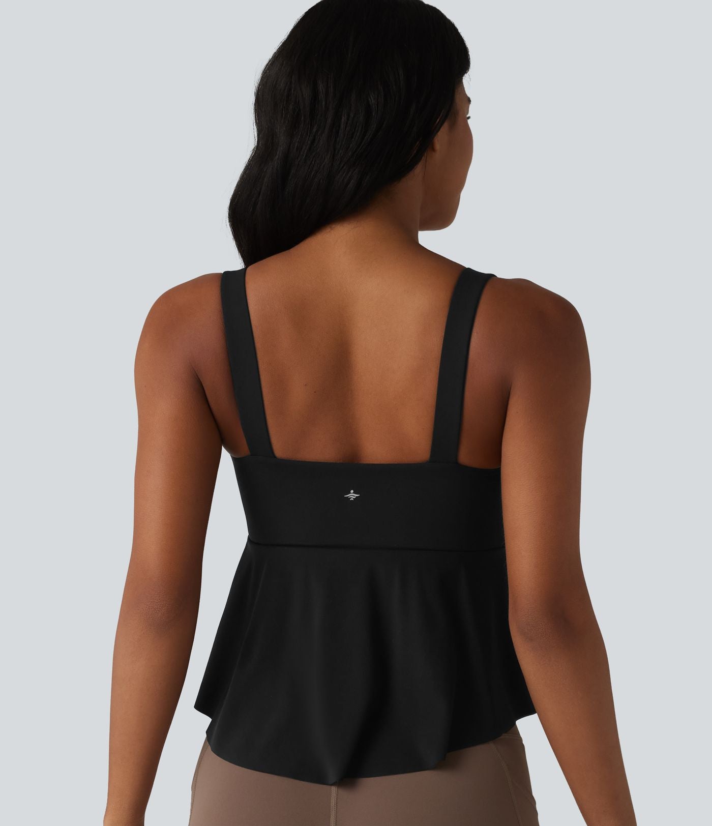 Halara UltraSculpt™ Débardeur de yoga col V push-up coussinets non amovibles ourlet à volants