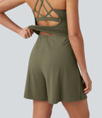 Combishort de sport SoftlyZero™ Airy à encolure U, toucher frais, coussinets amovibles, poches et accès facile Easy Peasy