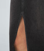 Halara Flex™ Jupe en Jean Casual Mi-Longue Délavé Extensible Plusieurs Poches Taille Haute