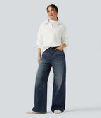 Jean fluide Halara Flex™ taille mi-haute avec poches