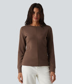 Sweat-shirt décontracté SpacerTek™ col rond manches longues