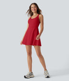 Softlyzero™ Airy Robe de yoga dos nu avec torsade effet fraîcheur et short intégré - Version Easy Peasy