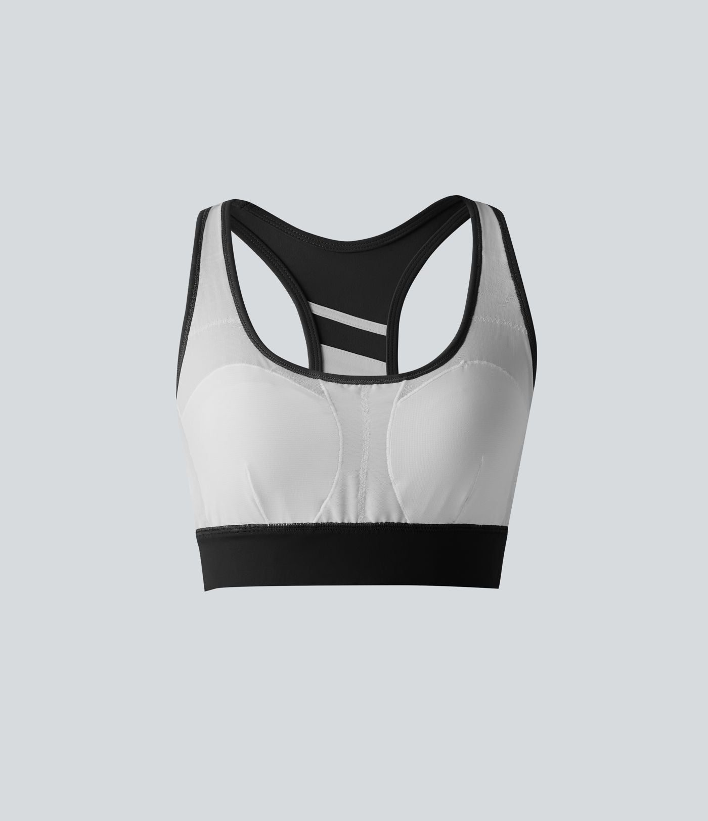 Soutien-gorge de sport Halara UltraSculpt™ à maintien moyen et soutien-gorge intégré dos nageur color block