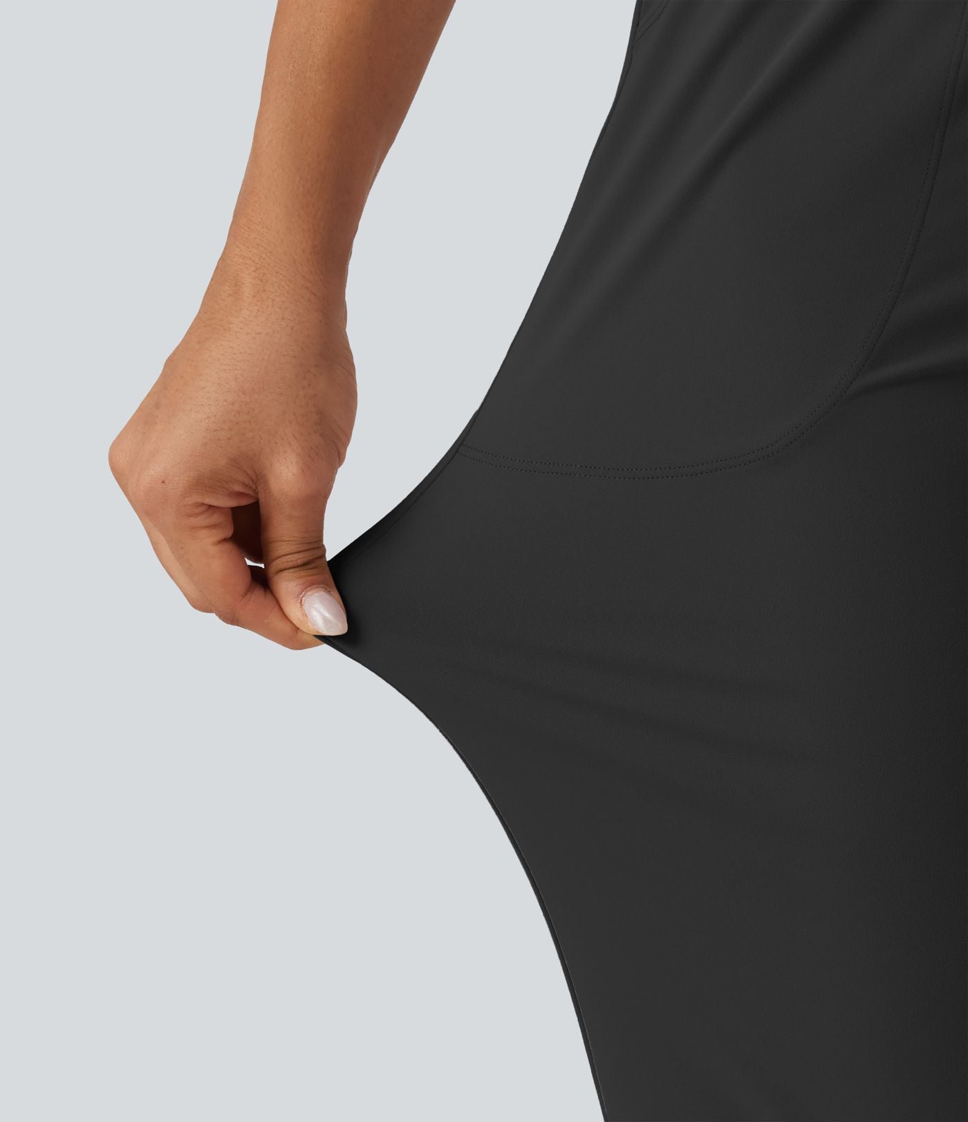 Pantalon de jogging de yoga Halara UltraSculpt™ taille haute, à cordon de serrage et fronces, avec poches