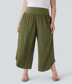Pantalon tailleur gainant taille haute avec poches Halara Flex™
