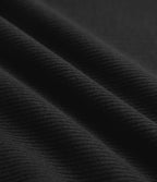 Pantalon jogging large décontracté côtelé gainant taille haute avec cordon de serrage et poches