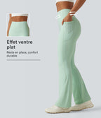 Legging yoga bootcut Halara UltraSculpt™ taille haute gainant avec poches