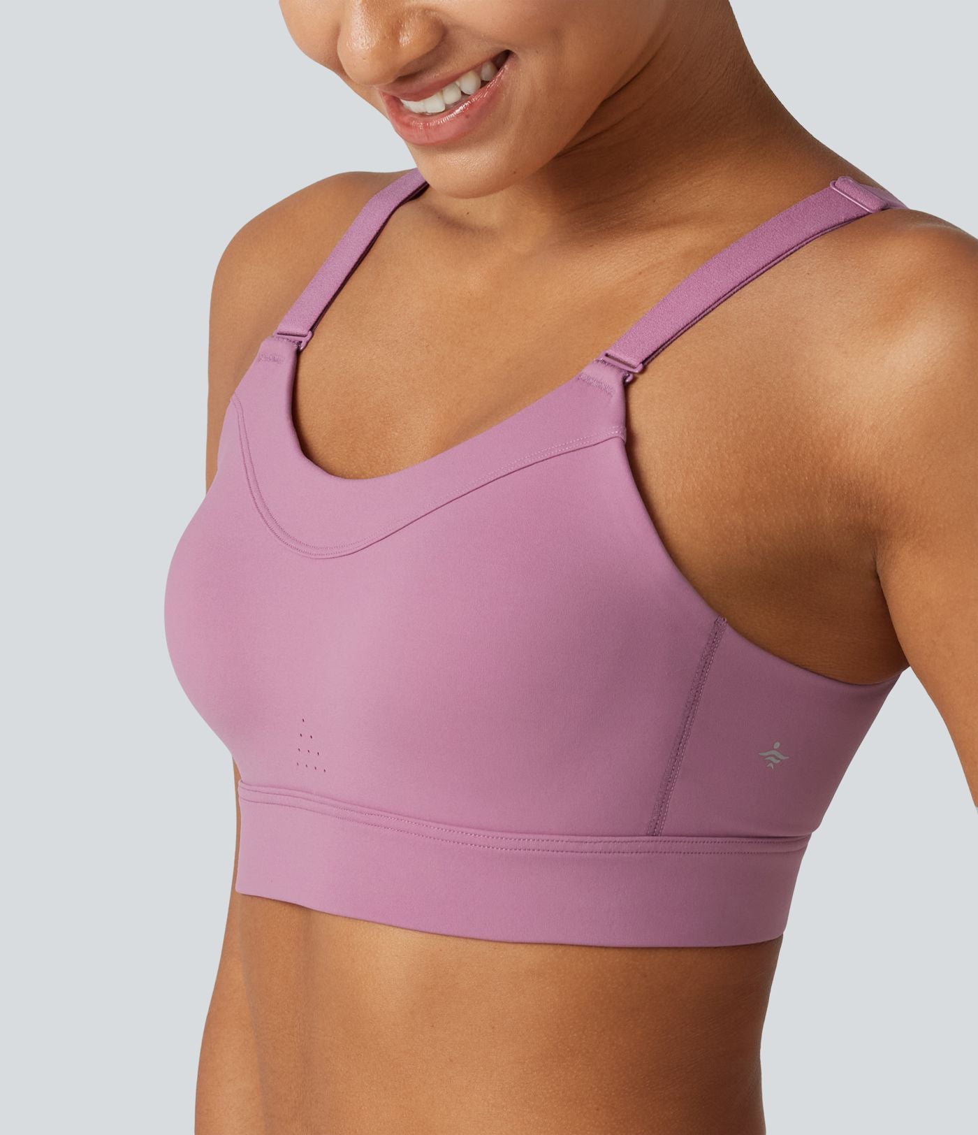 Brassière de sport d'entraînement maintien moyen avec bonnet spacer moulé