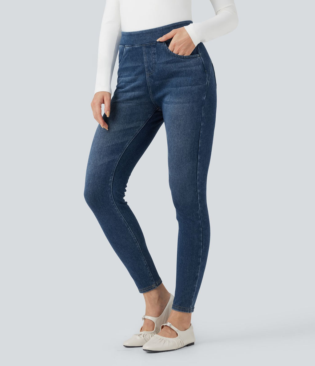 Legging denim Halara Flex™ taille haute avec poches