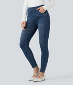 Legging denim Halara Flex™ taille haute avec poches