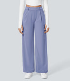 Pantalon tailleur Halara Flex™ DayStretch coupe droite taille haute avec poches