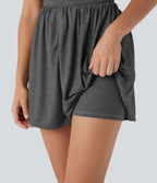 Combi-short 2-en-1 avec coussinets et poches - Édition Easy Peasy
