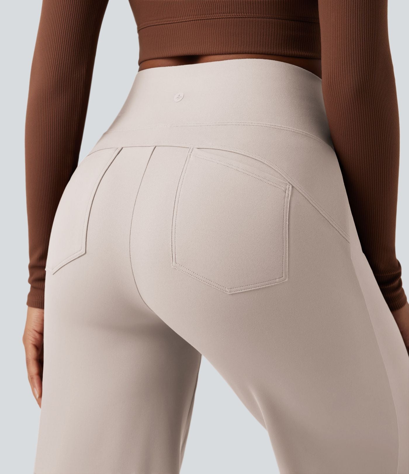 Pantalon yoga large gainant taille haute DayStretch avec poches