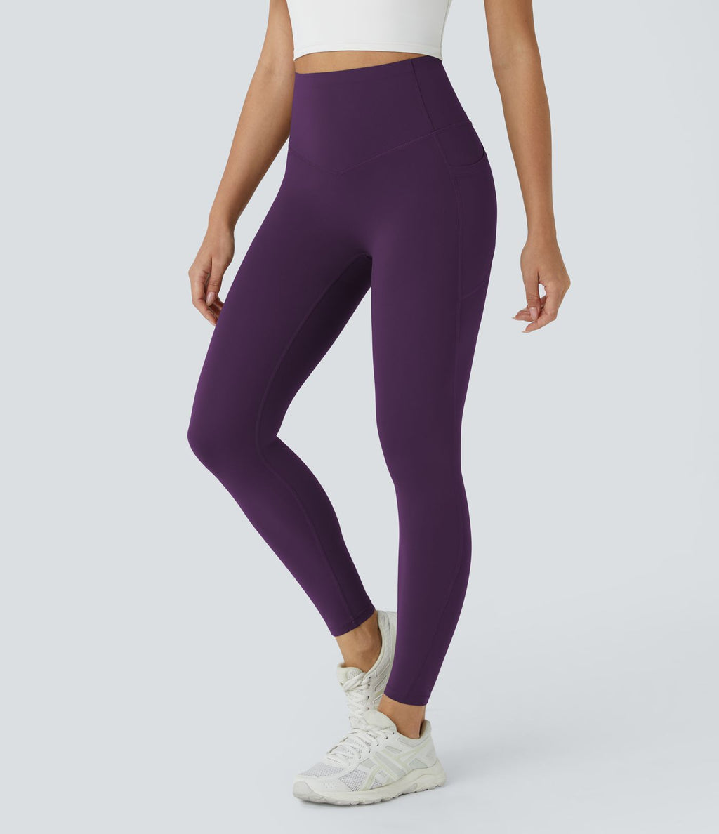 Legging d'entraînement gainant galbant taille haute avec poches Halara UltraSculpt™