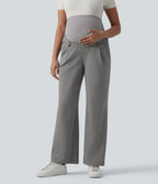 Pantalon tailleur de grossesse Halara Flex™ DayStretch coupe droite taille super haute avec poches