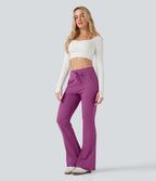 Pantalon évasé ajusté taille moyenne avec cordon de serrage DayStretch avec poches