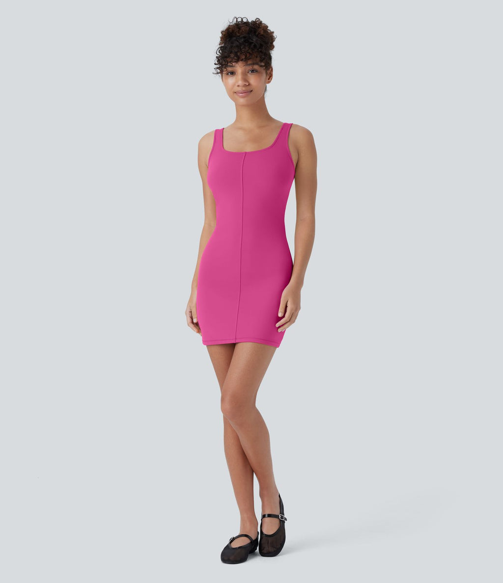 Robe débardeur danse mini ajustée décolleté carré DayStretch