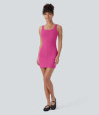 Robe débardeur danse mini ajustée décolleté carré DayStretch