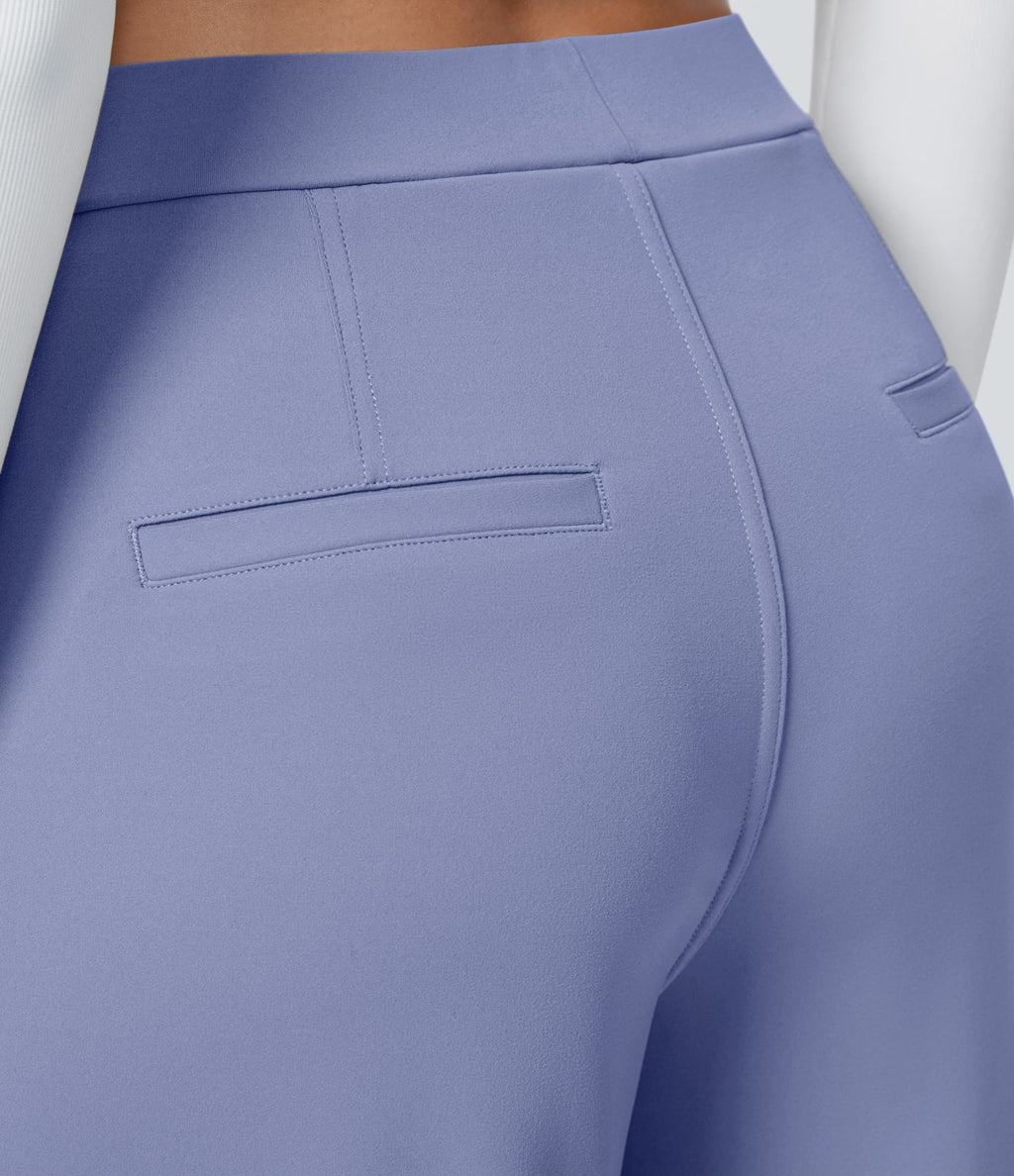 Pantalon tailleur Halara Flex™ DayStretch coupe droite taille haute avec poches