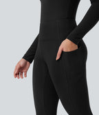 Legging chauffant taille haute Halara HeatCore avec poches