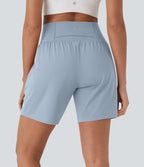 Short de yoga SoftlyZero™ Airy 2-en-1 taille très haute avec poches et effet frais InstantCool 17,5 cm