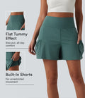 Short de sport SoftlyZero™ Airy taille haute gainant et rafraîchissant 2 en 1, 12,5 cm, avec poches