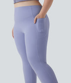 Legging d'entraînement gainant galbant taille haute grande taille avec effet scrunch et poches Halara UltraSculpt™