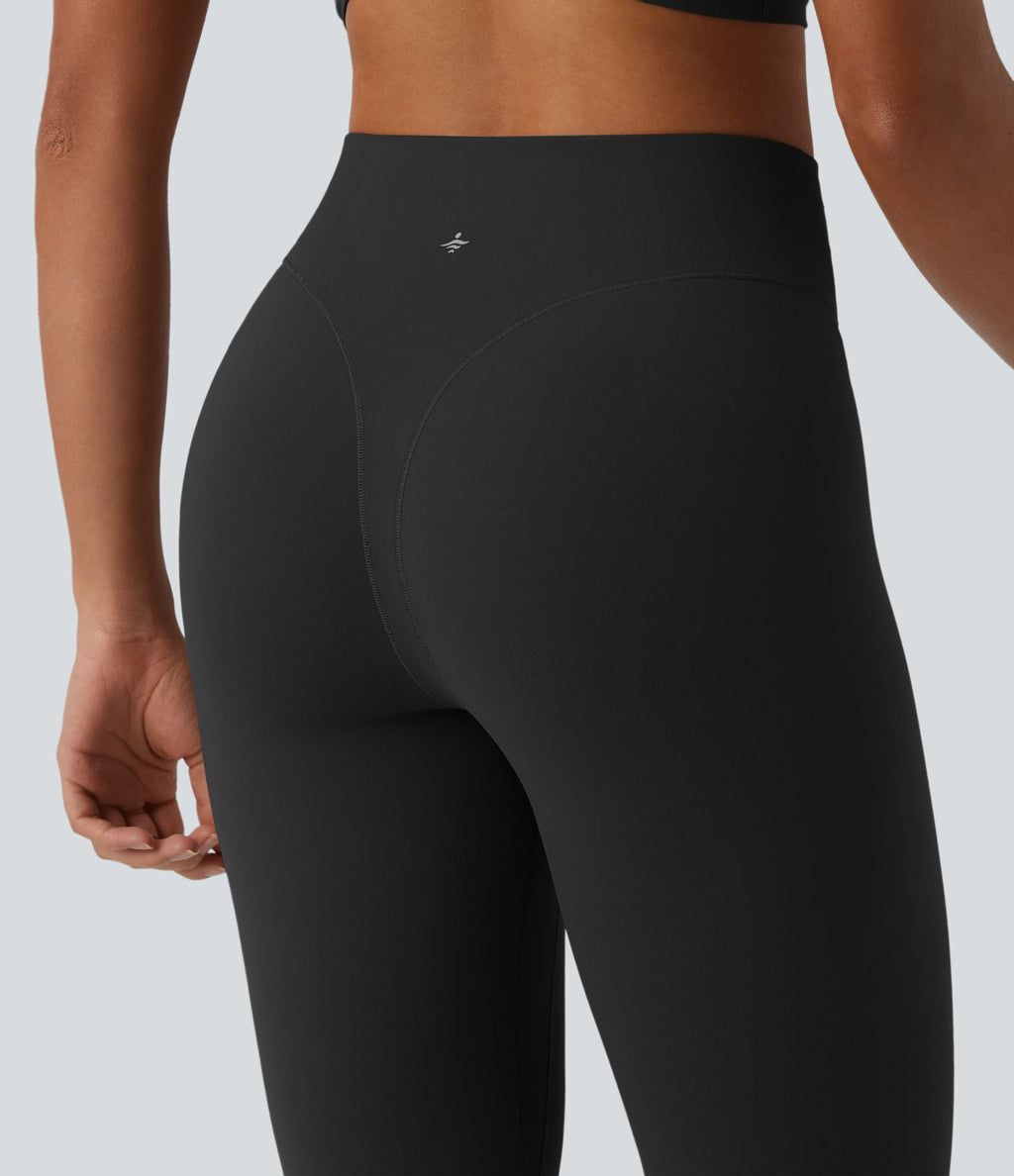 Legging de yoga 7/8 Halara UltraSculpt™ taille haute avec couture string et poche arrière