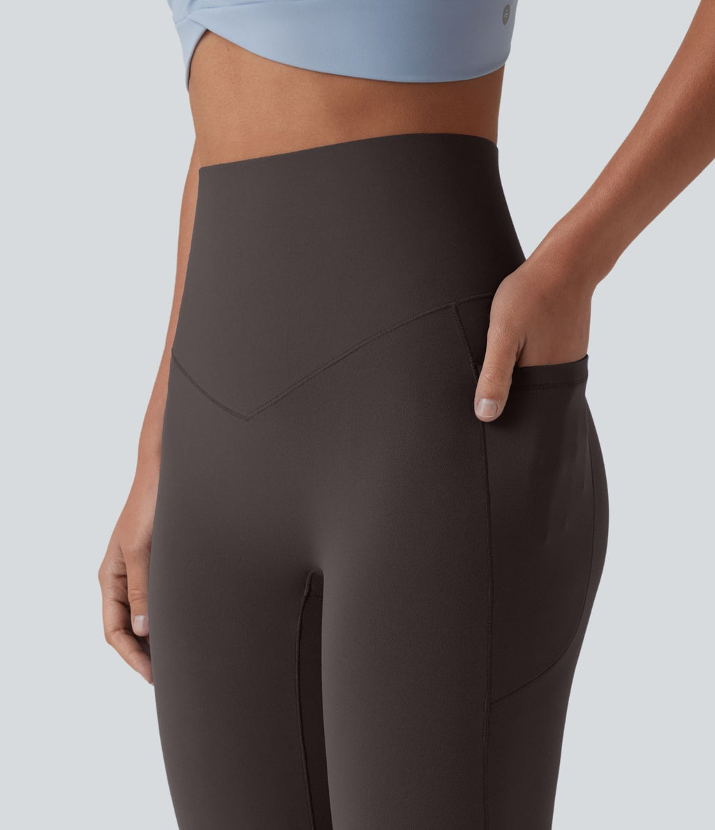 Jogging ballon danse SoftlyZero™ taille haute gainant avec poches