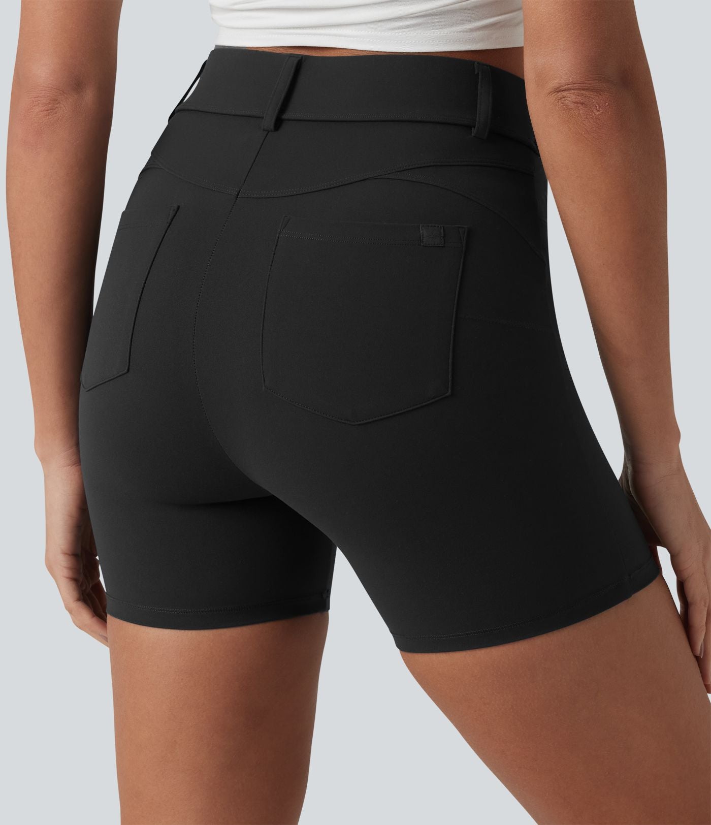 Halara UltraSculpt™ Cycliste casual 12,5 cm taille haute avec poches