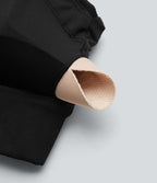 Brassière de yoga côtelée maintien léger à col V avec bretelles croisées et coussinets amovibles