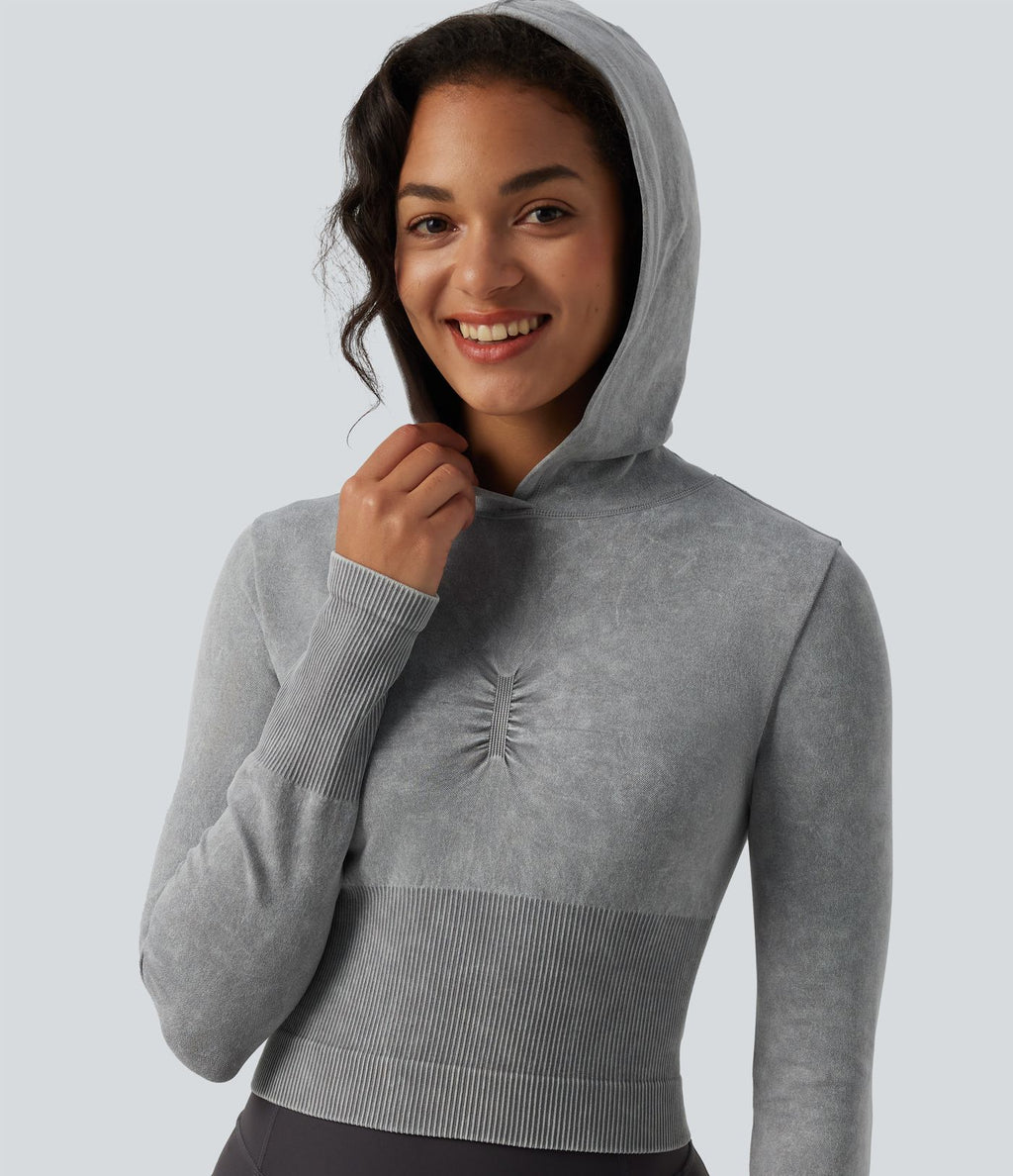 Sweat casual à capuche OneForm sans couture Flow manches longues