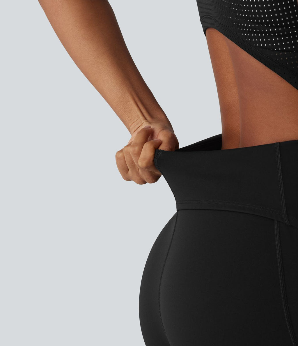 Barboteuse de yoga dos nu sans manches en mesh respirant avec jupe amovible et poches – Easy Peasy