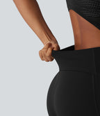 Barboteuse de yoga dos nu sans manches en mesh respirant avec jupe amovible et poches – Easy Peasy