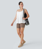 Haut de sport yoga SoftlyZero™ Airy licou drapé effet frais InstantCool, bonnets E-G, protection solaire UPF50+