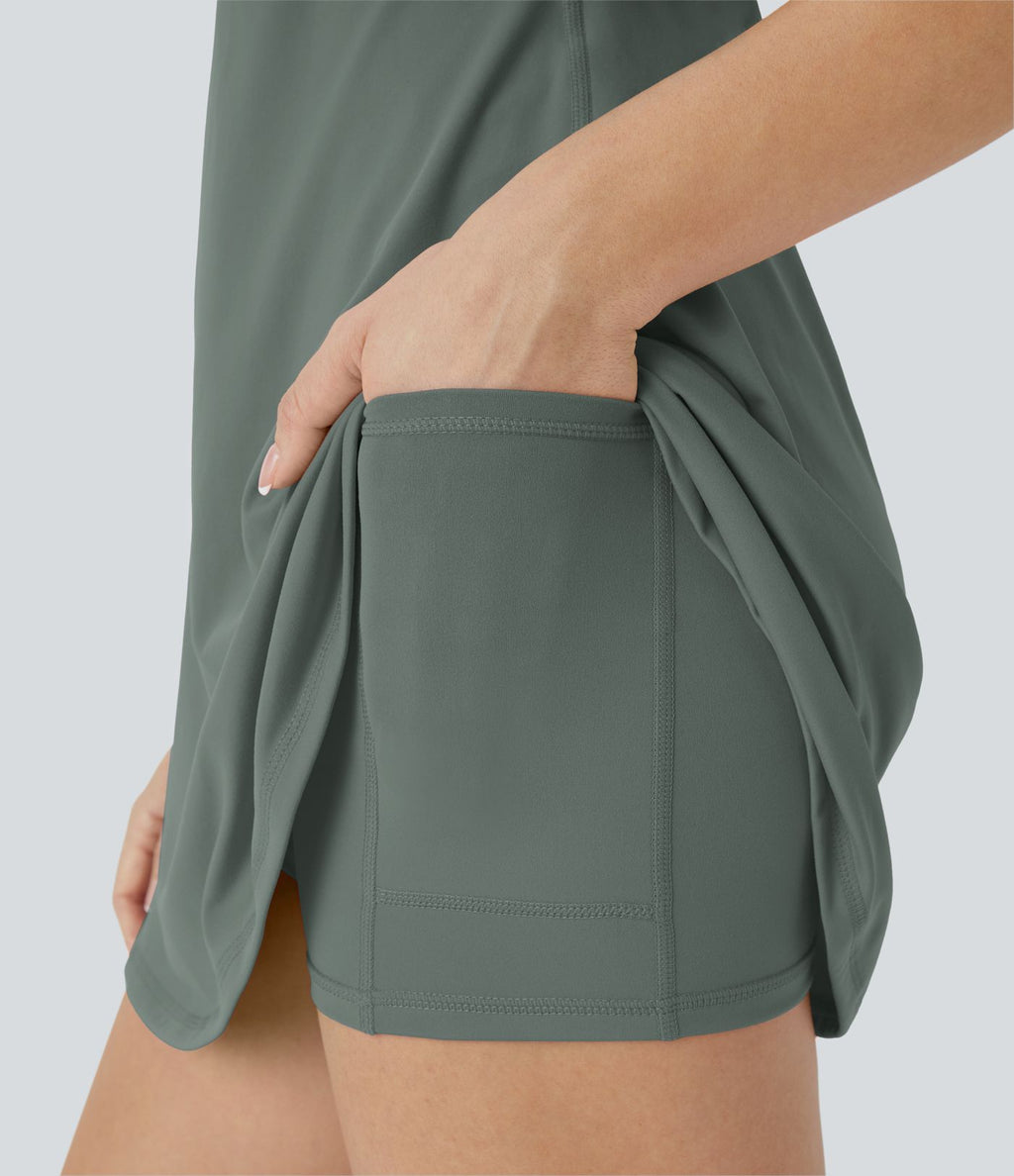 Robe de sport SoftlyZero™ Plush dos nu A-C