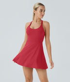 Robe de sport dos nu torsadée A-C