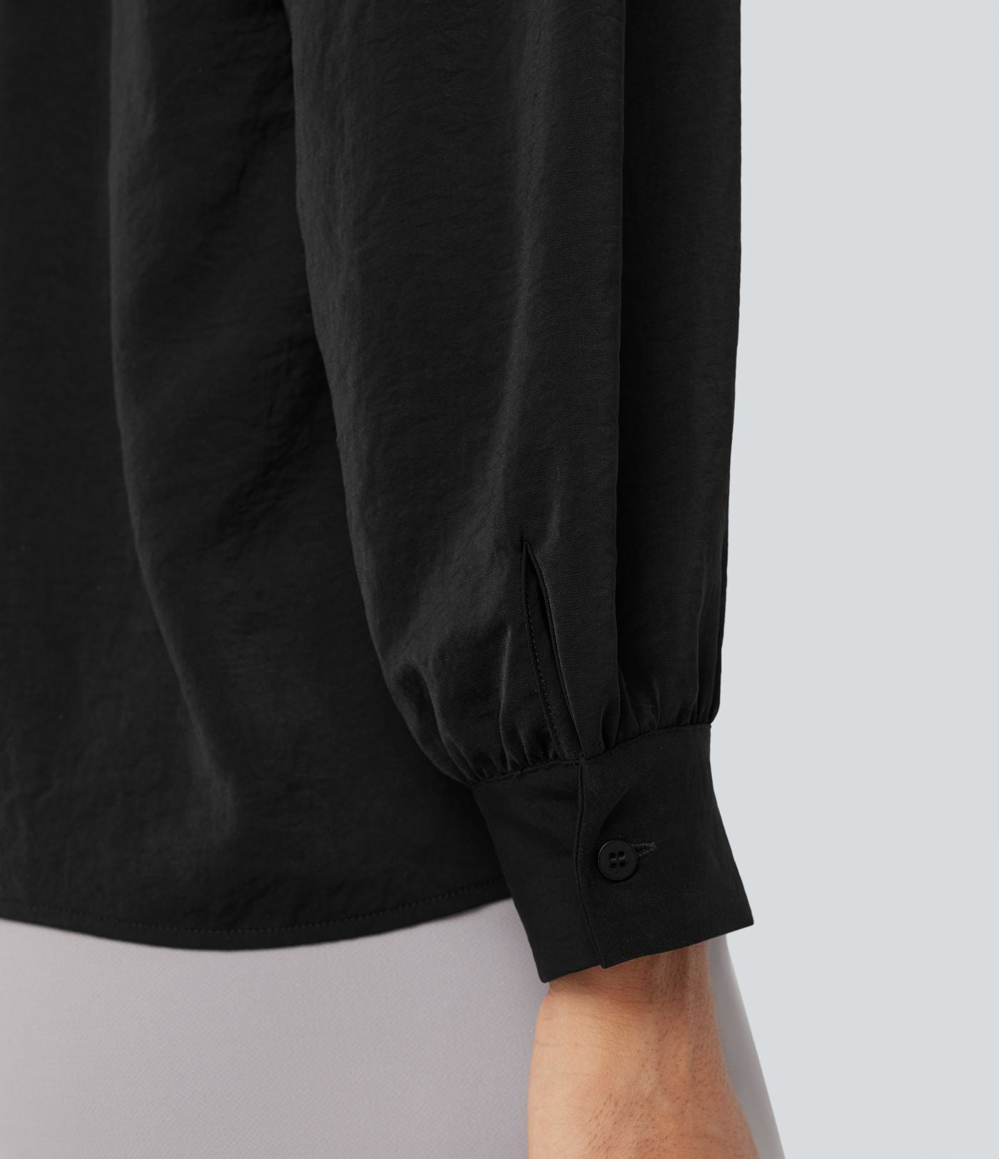 Chemise de travail manches longues col V