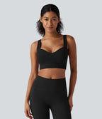 OneForm Seamless Flow Brassière de sport push-up chaude yoga à maintien léger avec bonnets moulés