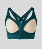 Brassière de sport SpeedWave™ soutien moyen à fermeture éclair et séchage rapide pour running