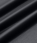 Bermuda décontracté taille mi-haute en PU extensible avec poches 25 cm