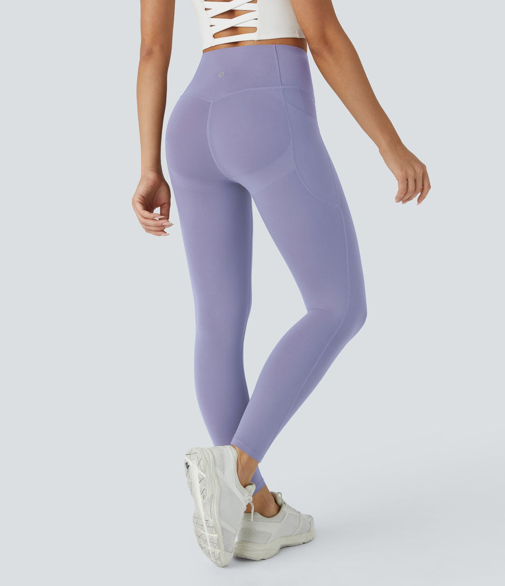 Legging d'entraînement gainant galbant taille haute avec poches Halara UltraSculpt™