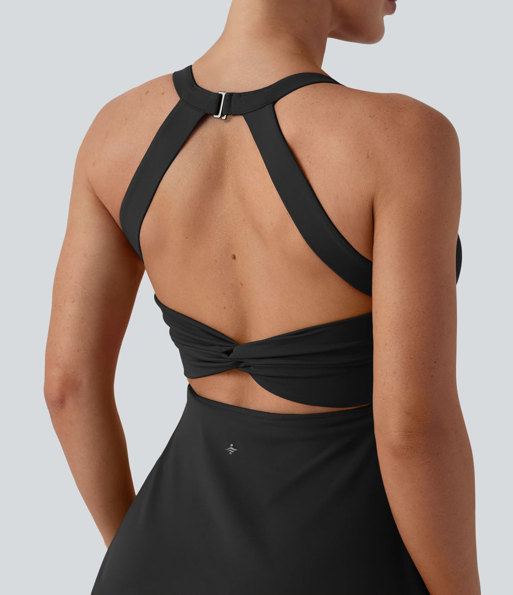 Robe de danse SoftlyZero™ Airy dos nu torsadé effet frais InstantCool, accès facile Easy Peasy, bonnets E-G