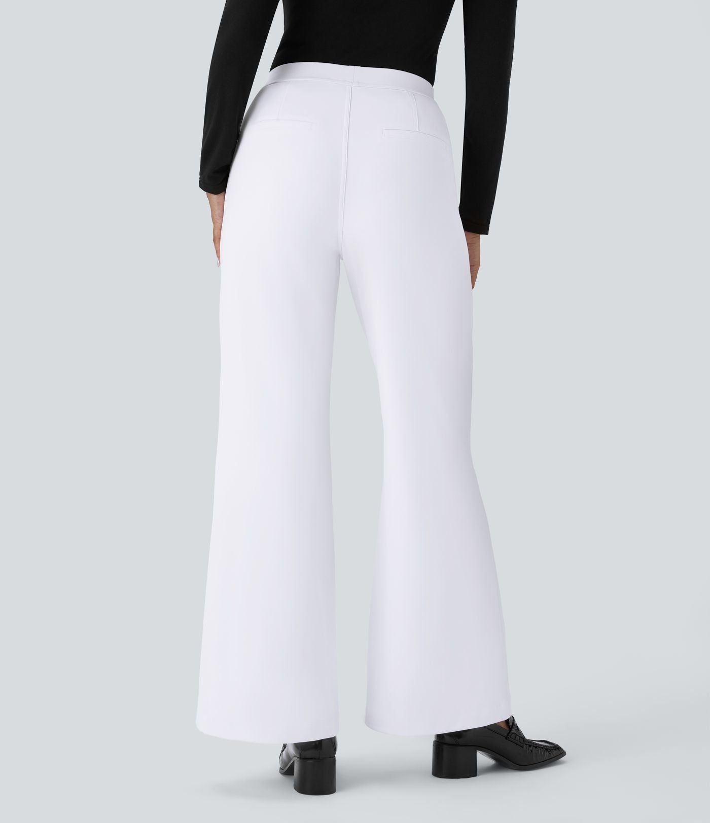Pantalon tailleur évasé taille haute Halara Flex™ DayStretch avec poches