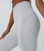 Legging yoga 7/8 taille haute froncé sans couture OneForm Seamless Flow