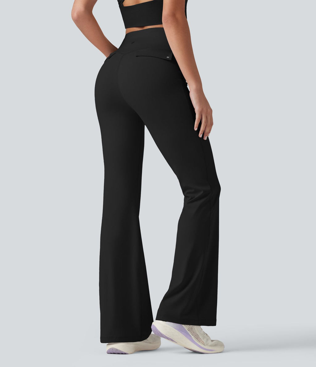 Halara UltraSculpt™ Legging évasé décontracté taille haute ventre plat avec poches