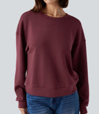 Sweat-shirt décontracté SpacerTek™ col rond, manches longues avec twist dans le dos