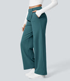 Pantalon tailleur Halara Flex™ DayStretch coupe droite taille haute avec poches